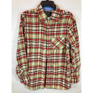Everyday Elegance: Women's Small Plaid Long Sleeve Casual Shirt